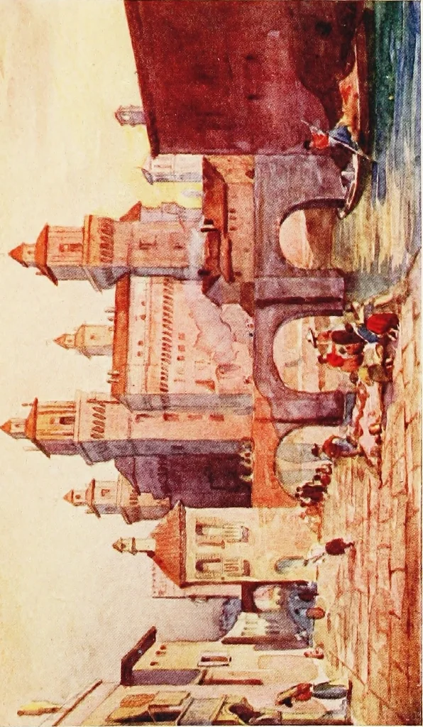 An illustration from Famous castles and palaces of Italy, 1912, leaf 268