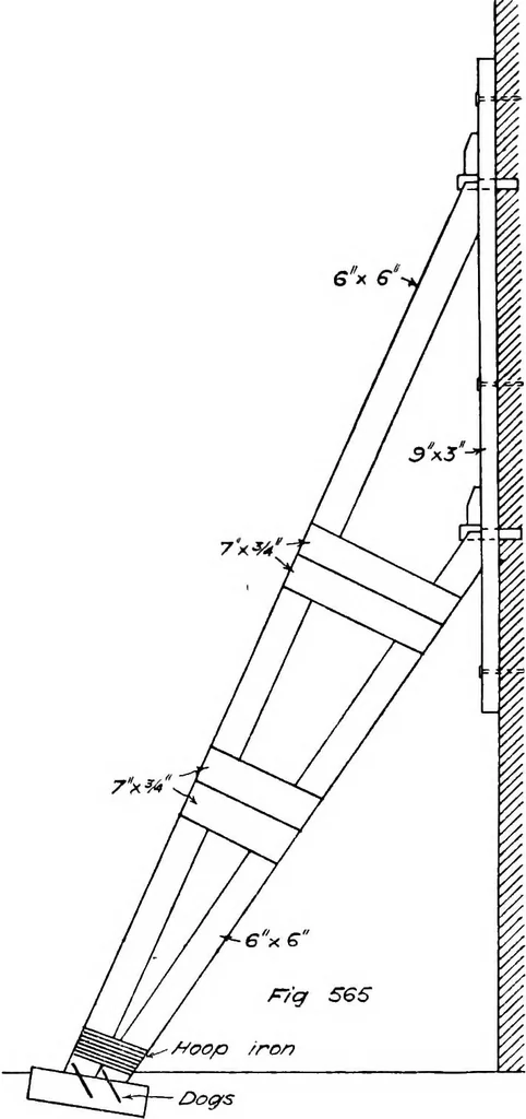 An illustration from The mechanics of building construction,by, 1912, leaf 221