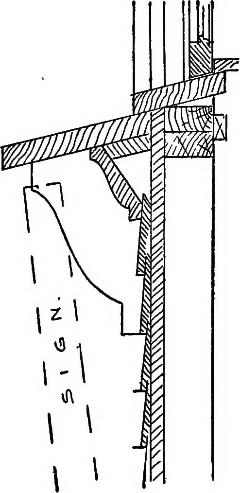 An illustration from Radford's portfolio of details of building construction; a remarkable and unique collection of full-page plates, accurately drawn and reproduced to exact scale. Complete details for every style of interior trim, including special built-in features, 1911, leaf 107