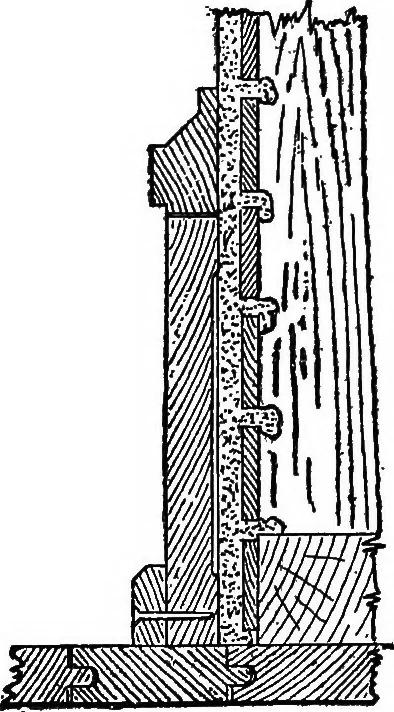 An illustration from Radford's portfolio of details of building construction; a remarkable and unique collection of full-page plates, accurately drawn and reproduced to exact scale. Complete details for every style of interior trim, including special built-in features, 1911, leaf 188