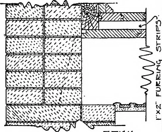 An illustration from Radford's portfolio of details of building construction; a remarkable and unique collection of full-page plates, accurately drawn and reproduced to exact scale. Complete details for every style of interior trim, including special built-in features, 1911, leaf 32