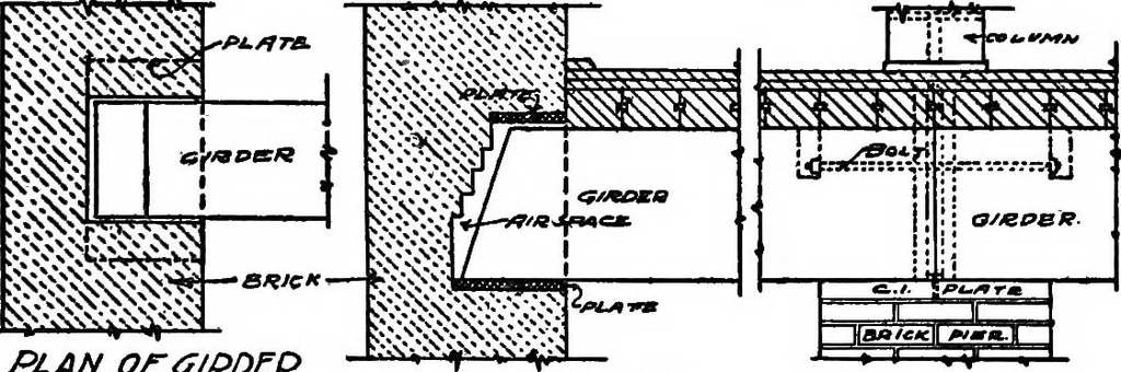 An illustration from Radford's portfolio of details of building construction; a remarkable and unique collection of full-page plates, accurately drawn and reproduced to exact scale. Complete details for every style of interior trim, including special built-in features, 1911, leaf 40