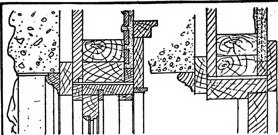An illustration from Radford's portfolio of details of building construction; a remarkable and unique collection of full-page plates, accurately drawn and reproduced to exact scale. Complete details for every style of interior trim, including special built-in features, 1911, leaf 47
