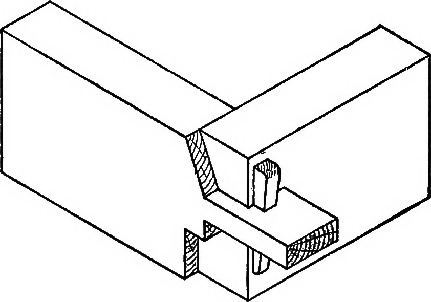 An illustration from Radford's portfolio of details of building construction; a remarkable and unique collection of full-page plates, accurately drawn and reproduced to exact scale. Complete details for every style of interior trim, including special built-in features, 1911, leaf 59