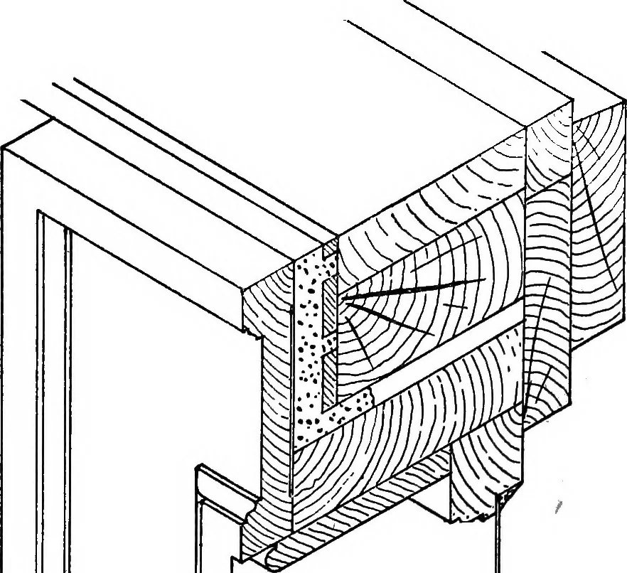 An illustration from Radford's portfolio of details of building construction; a remarkable and unique collection of full-page plates, accurately drawn and reproduced to exact scale. Complete details for every style of interior trim, including special built-in features, 1911, leaf 63