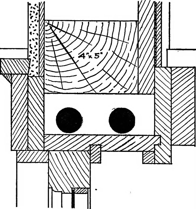 An illustration from Radford's portfolio of details of building construction; a remarkable and unique collection of full-page plates, accurately drawn and reproduced to exact scale. Complete details for every style of interior trim, including special built-in features, 1911, leaf 69