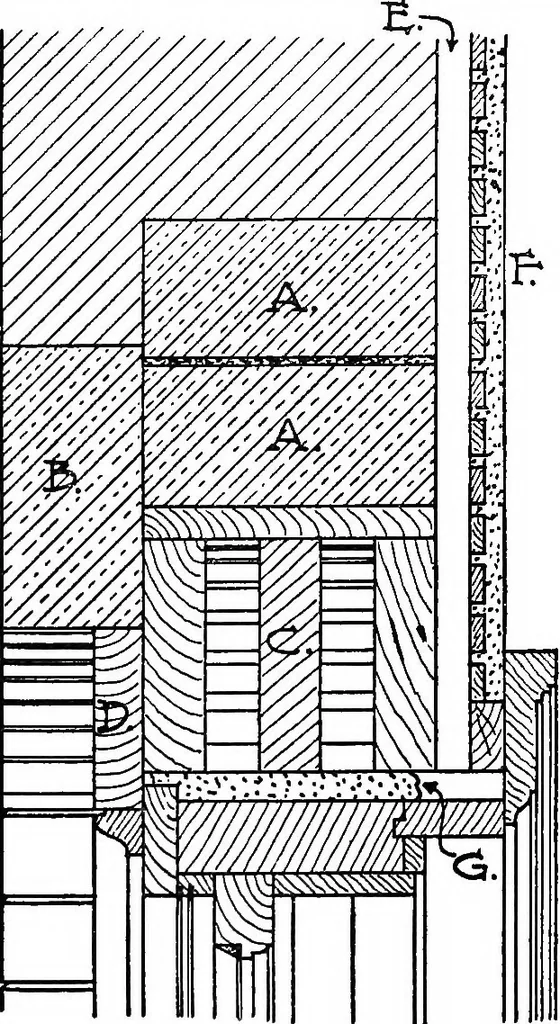 An illustration from Radford's portfolio of details of building construction; a remarkable and unique collection of full-page plates, accurately drawn and reproduced to exact scale. Complete details for every style of interior trim, including special built-in features, 1911, leaf 72