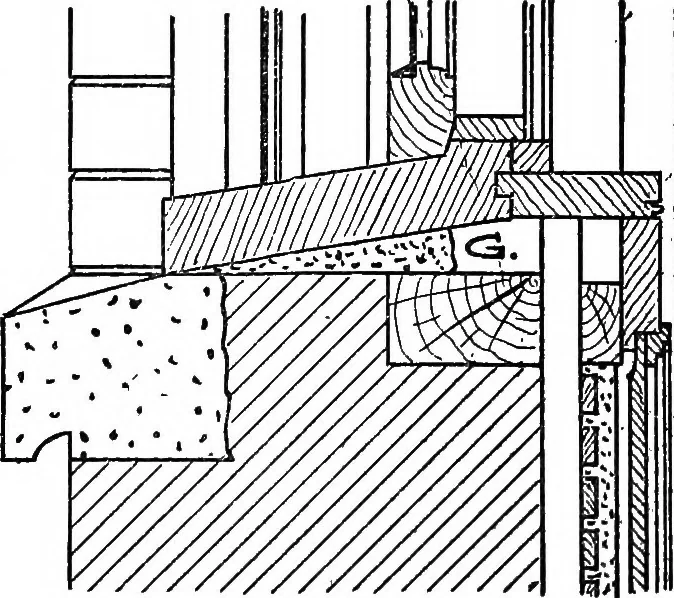 An illustration from Radford's portfolio of details of building construction; a remarkable and unique collection of full-page plates, accurately drawn and reproduced to exact scale. Complete details for every style of interior trim, including special built-in features, 1911, leaf 73