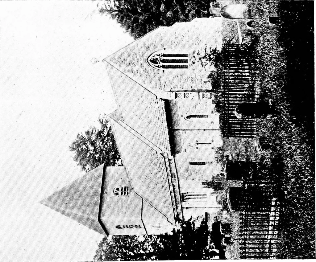 An illustration from The English village church; exteriors and interiors, 1921, leaf 120