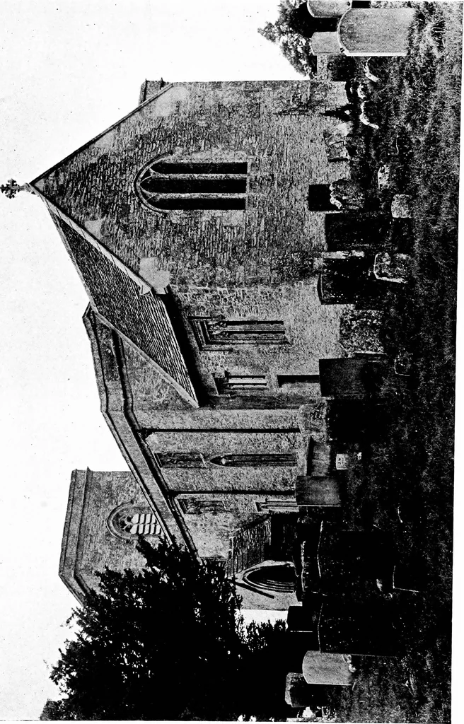 An illustration from The English village church; exteriors and interiors, 1921, leaf 122
