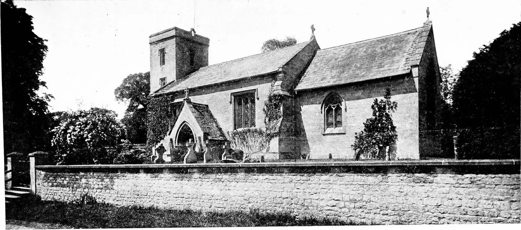 An illustration from The English village church; exteriors and interiors, 1921, leaf 126