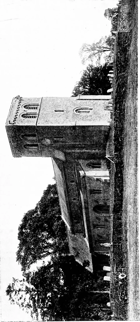 An illustration from The English village church; exteriors and interiors, 1921, leaf 126