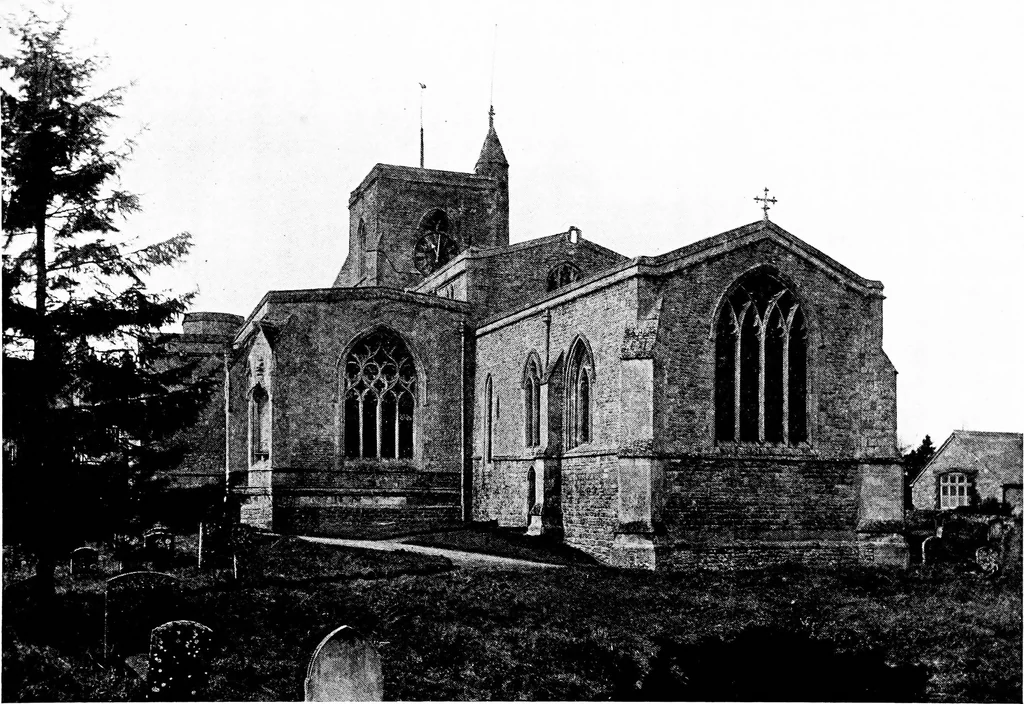 An illustration from The English village church; exteriors and interiors, 1921, leaf 132