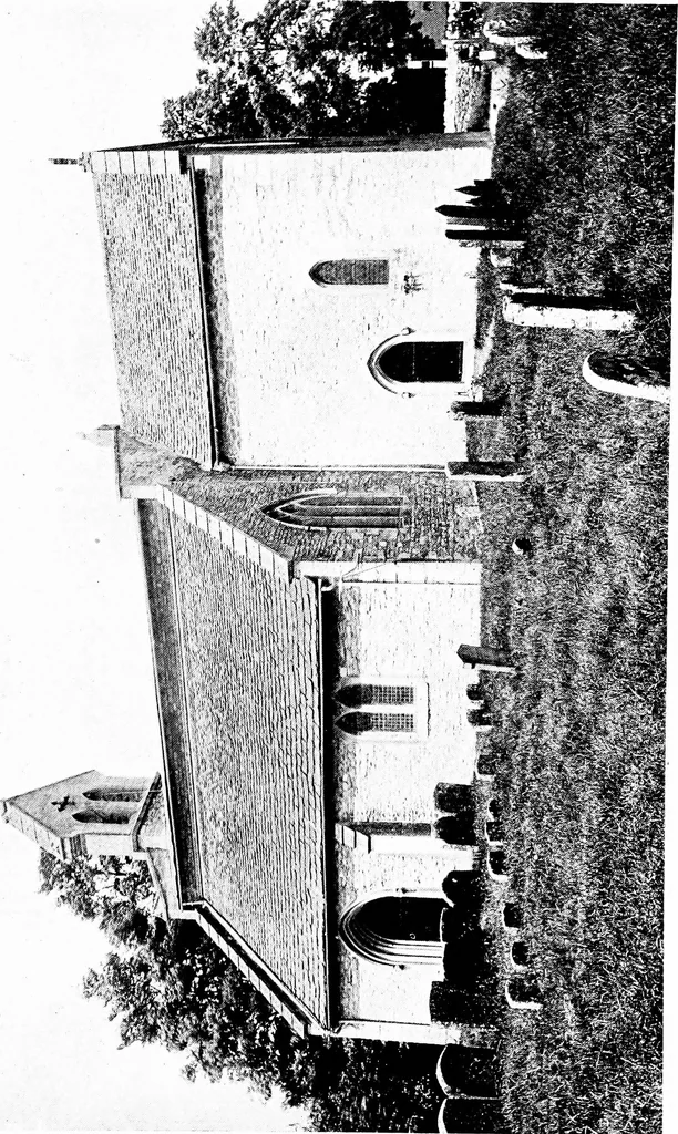 An illustration from The English village church; exteriors and interiors, 1921, leaf 138