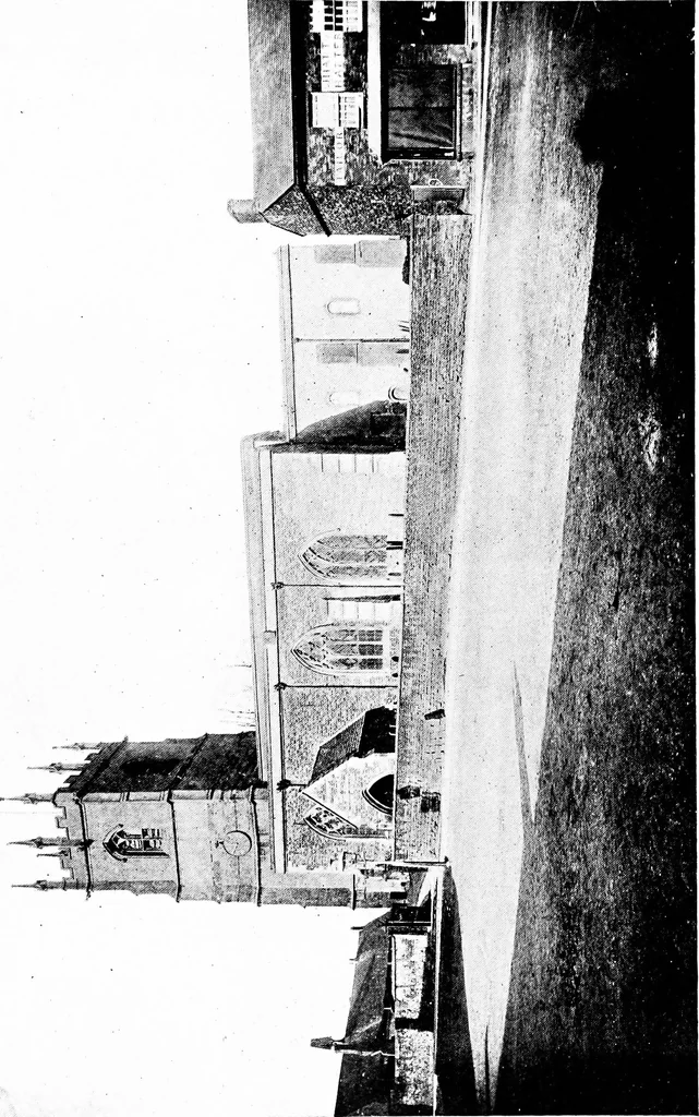 An illustration from The English village church; exteriors and interiors, 1921, leaf 144