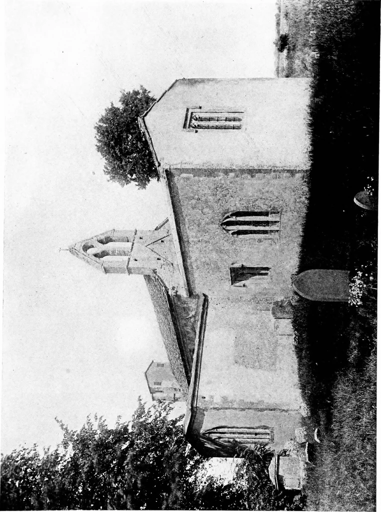 An illustration from The English village church; exteriors and interiors, 1921, leaf 158