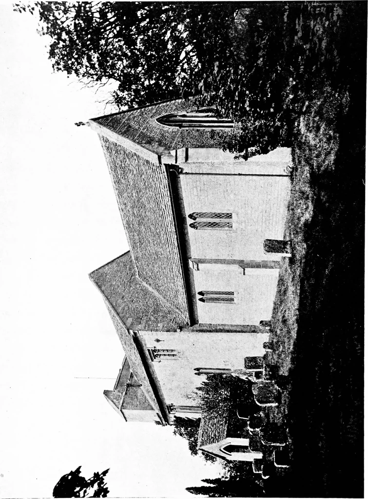 An illustration from The English village church; exteriors and interiors, 1921, leaf 162