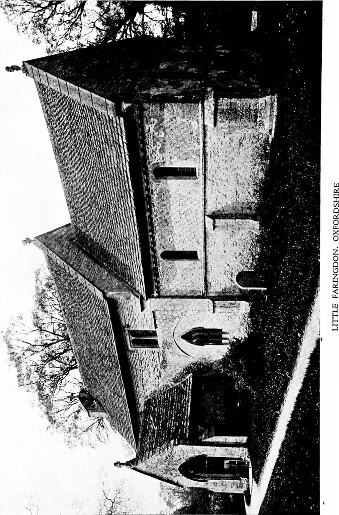 An illustration from The English village church; exteriors and interiors, 1921, leaf 182