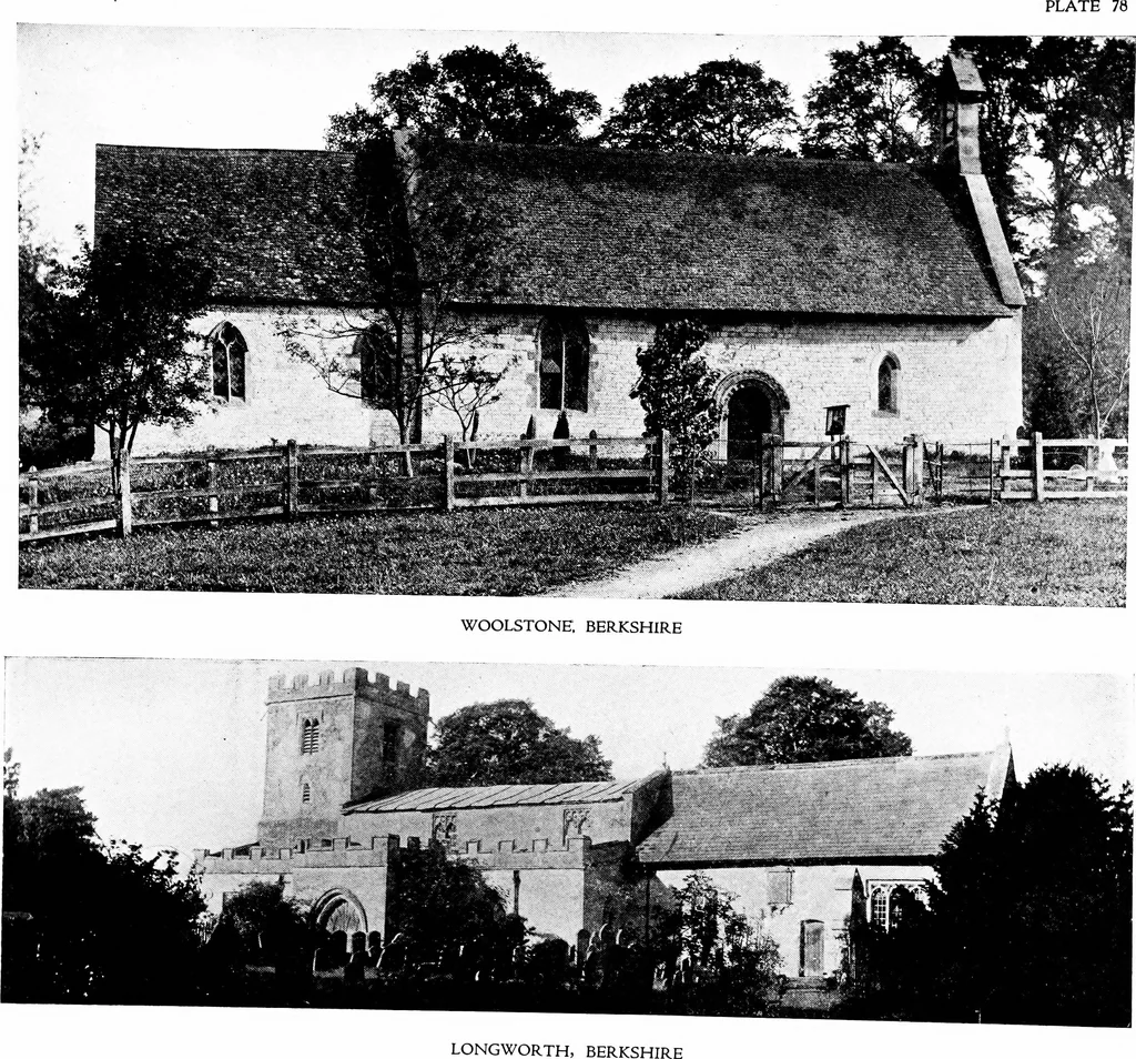 An illustration from The English village church; exteriors and interiors, 1921, leaf 188