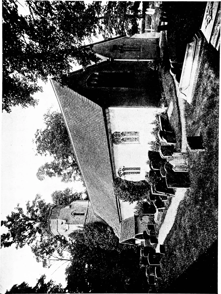 An illustration from The English village church; exteriors and interiors, 1921, leaf 192