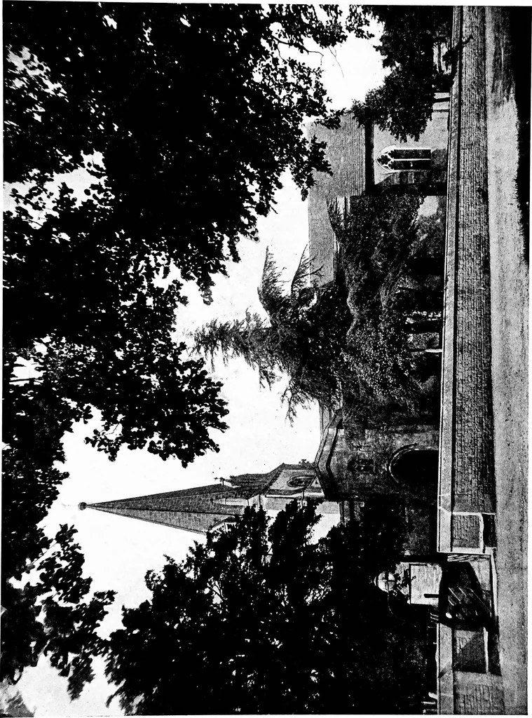 An illustration from The English village church; exteriors and interiors, 1921, leaf 212