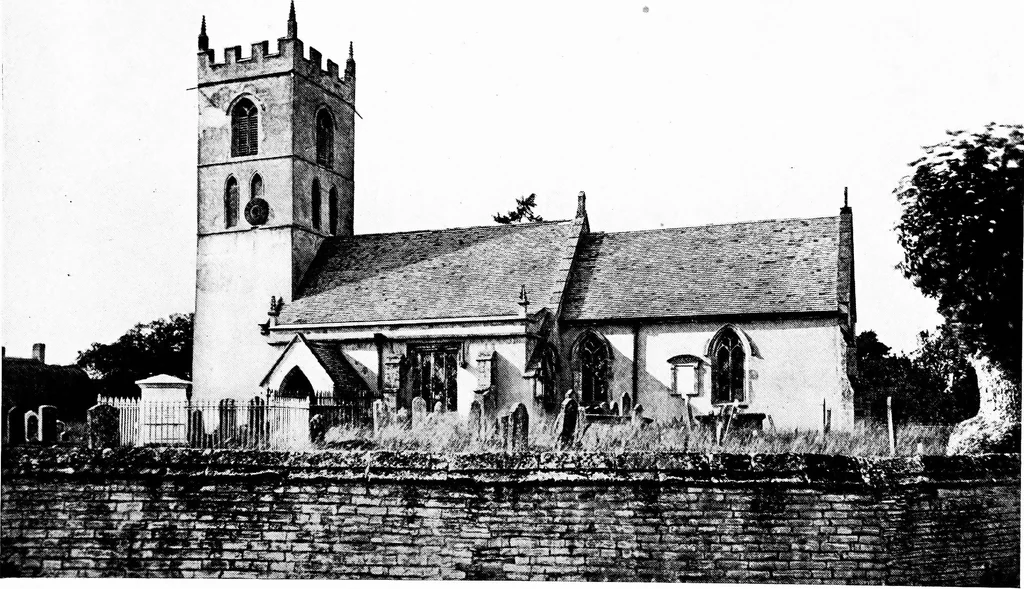 An illustration from The English village church; exteriors and interiors, 1921, leaf 244