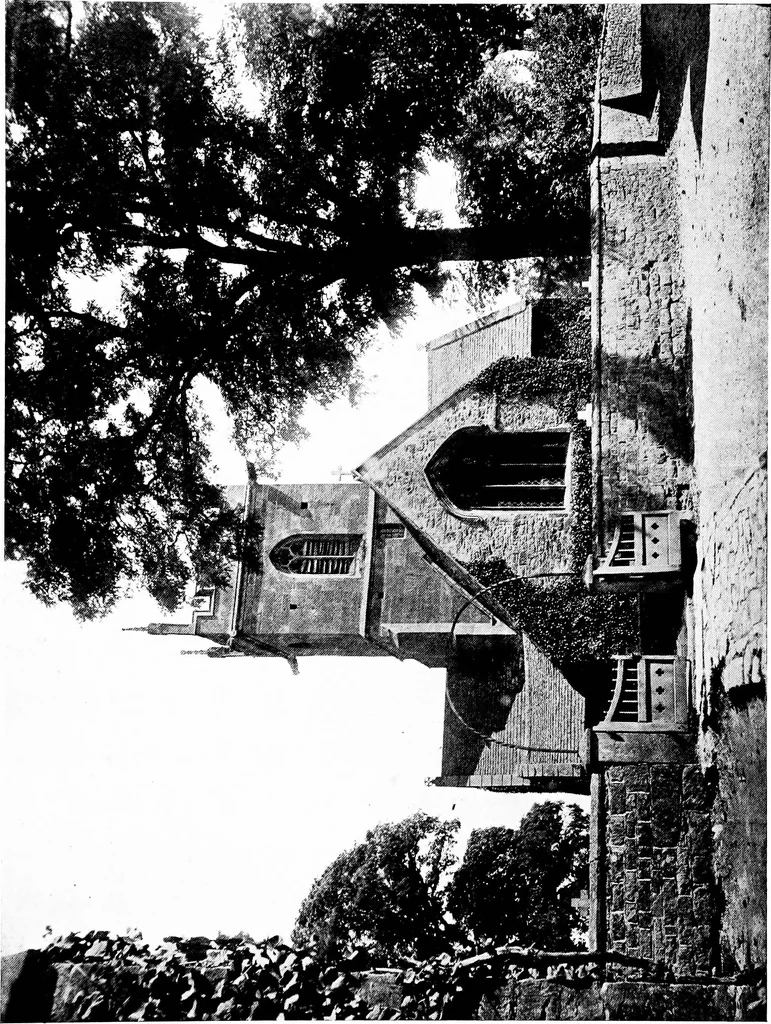 An illustration from The English village church; exteriors and interiors, 1921, leaf 246
