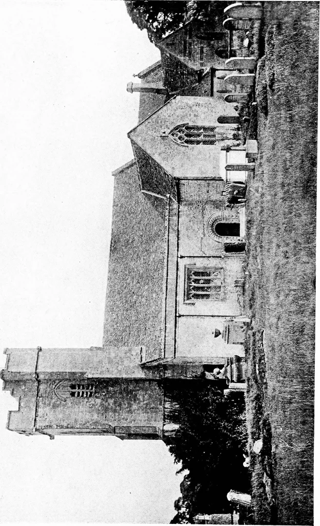 An illustration from The English village church; exteriors and interiors, 1921, leaf 250