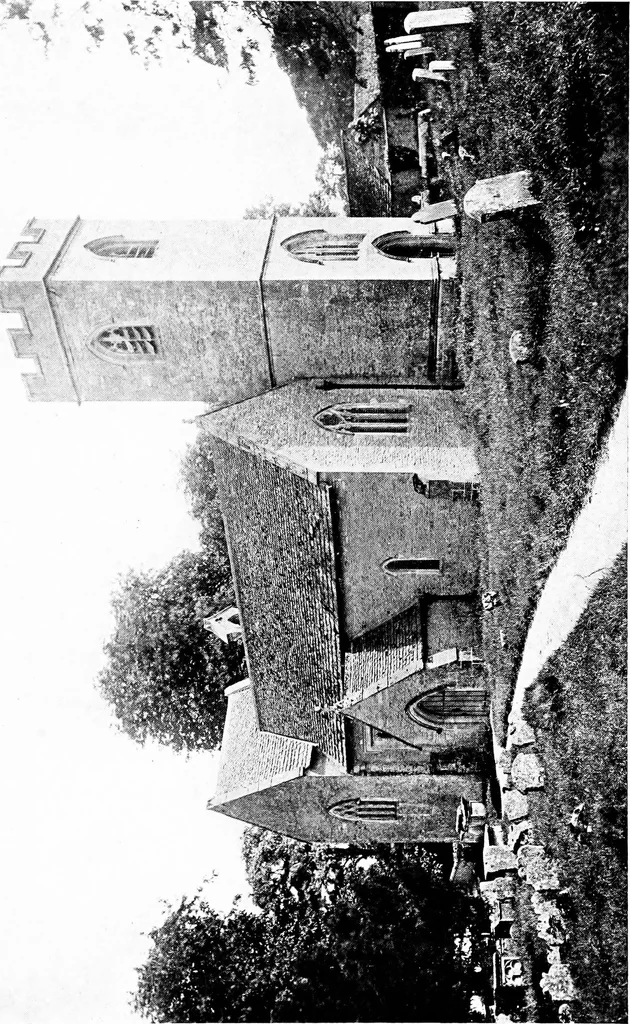 An illustration from The English village church; exteriors and interiors, 1921, leaf 40