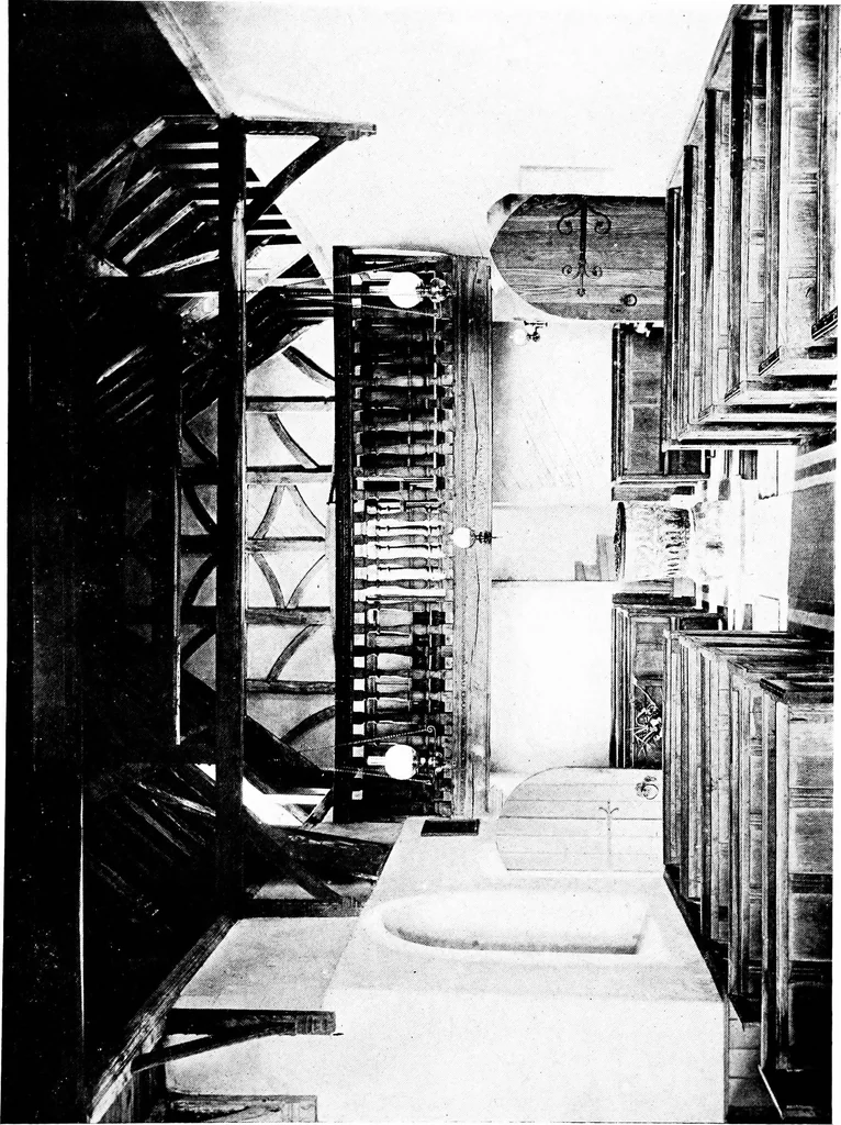 An illustration from The English village church; exteriors and interiors, 1921, leaf 46