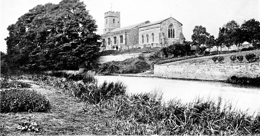 An illustration from The English village church; exteriors and interiors, 1921, leaf 52