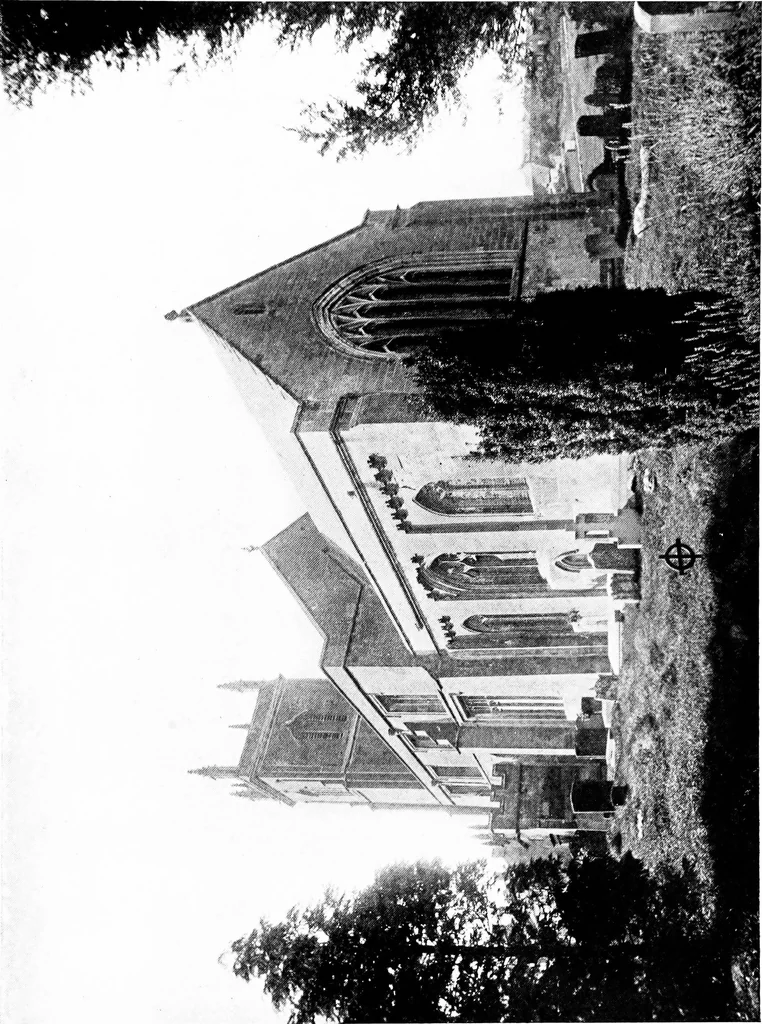 An illustration from The English village church; exteriors and interiors, 1921, leaf 60