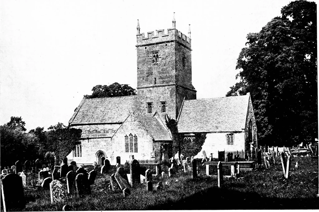 An illustration from The English village church; exteriors and interiors, 1921, leaf 62