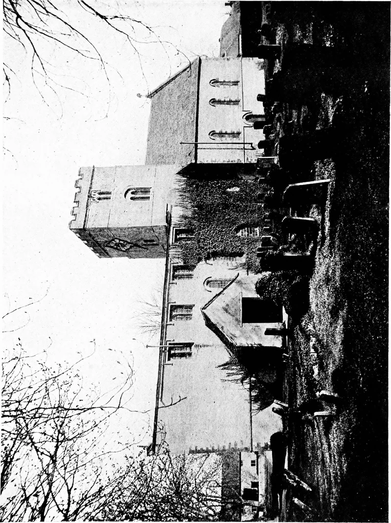 An illustration from The English village church; exteriors and interiors, 1921, leaf 70