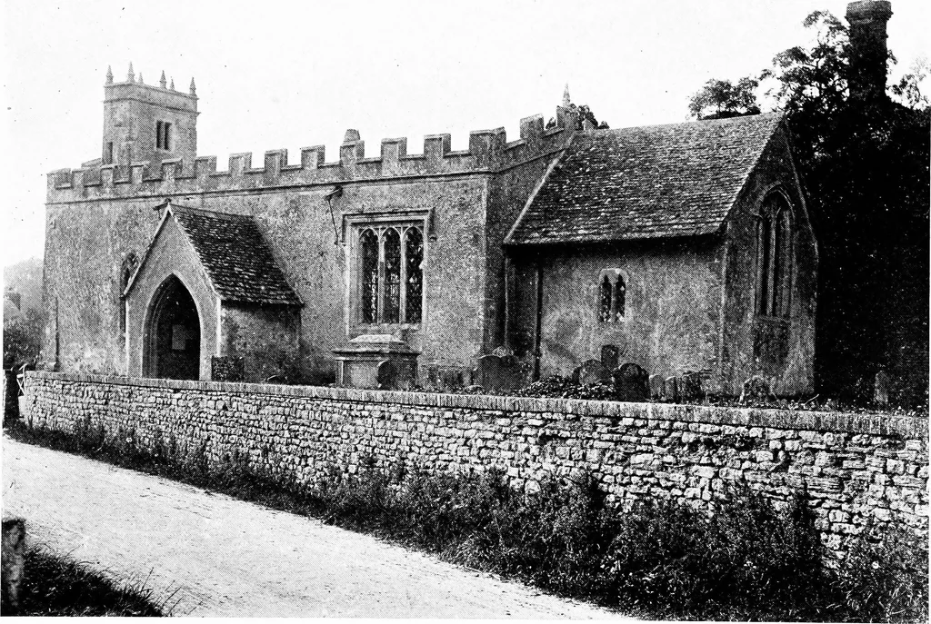 An illustration from The English village church; exteriors and interiors, 1921, leaf 80