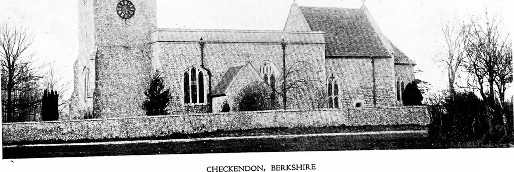 An illustration from The English village church; exteriors and interiors, 1921, leaf 82