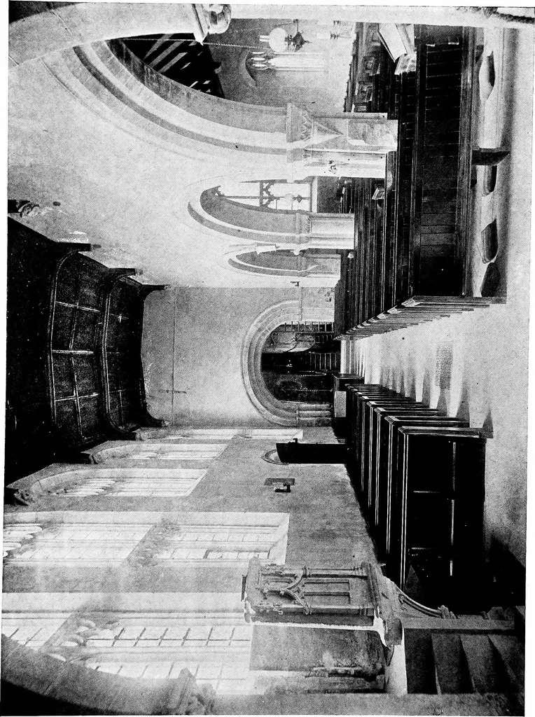 An illustration from The English village church; exteriors and interiors, 1921, leaf 86