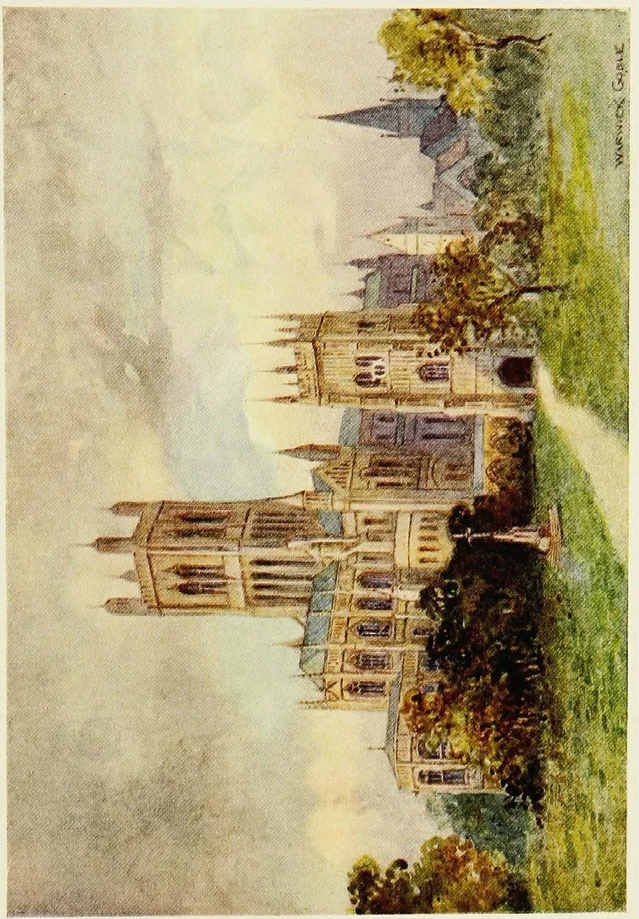 An illustration from The greater abbeys of England, 1908, leaf 116