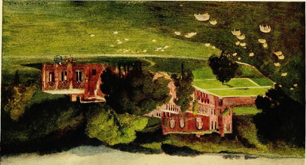An illustration from The greater abbeys of England, 1908, leaf 126