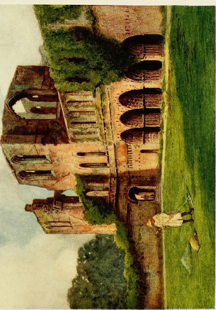 An illustration from The greater abbeys of England, 1908, leaf 134