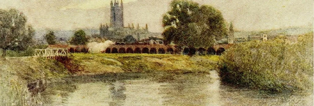An illustration from The greater abbeys of England, 1908, leaf 188