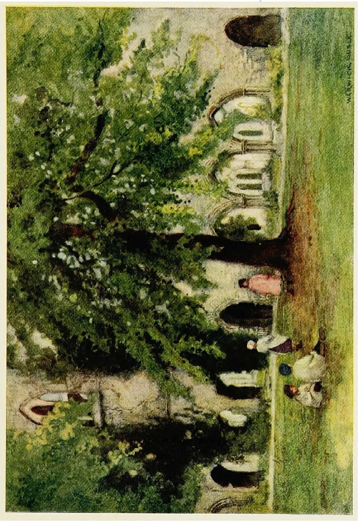 An illustration from The greater abbeys of England, 1908, leaf 230