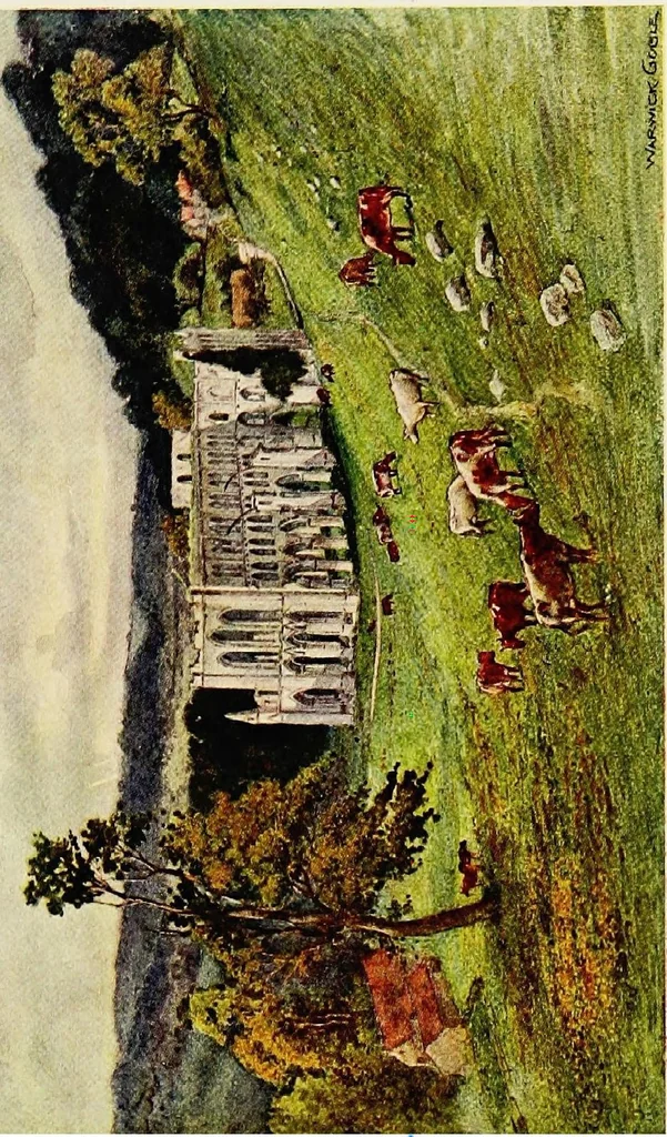 An illustration from The greater abbeys of England, 1908, leaf 254