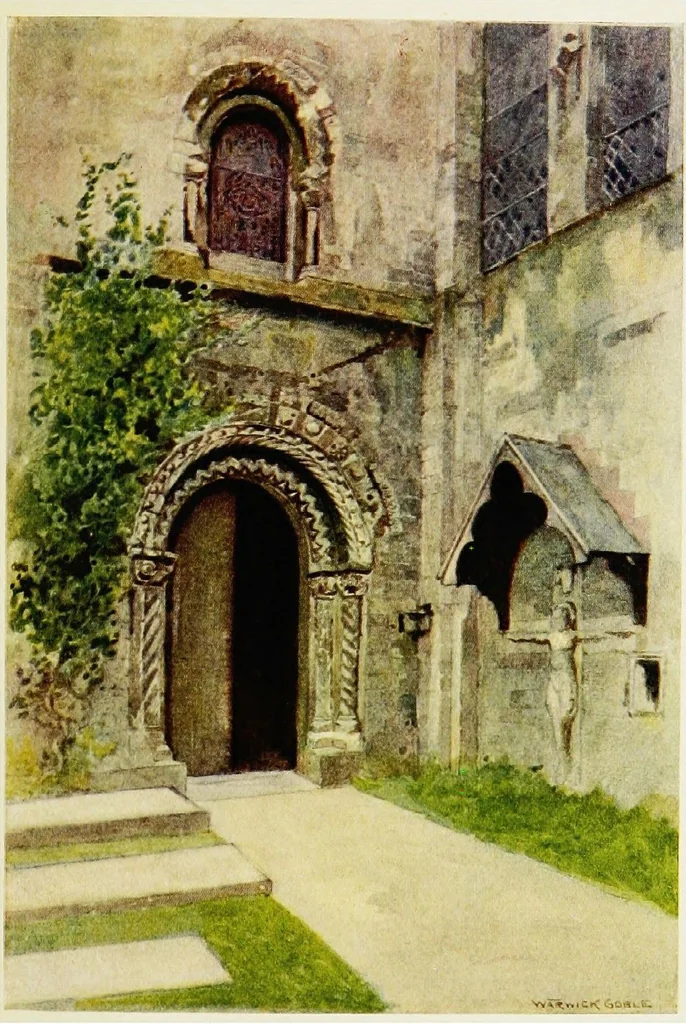 An illustration from The greater abbeys of England, 1908, leaf 270