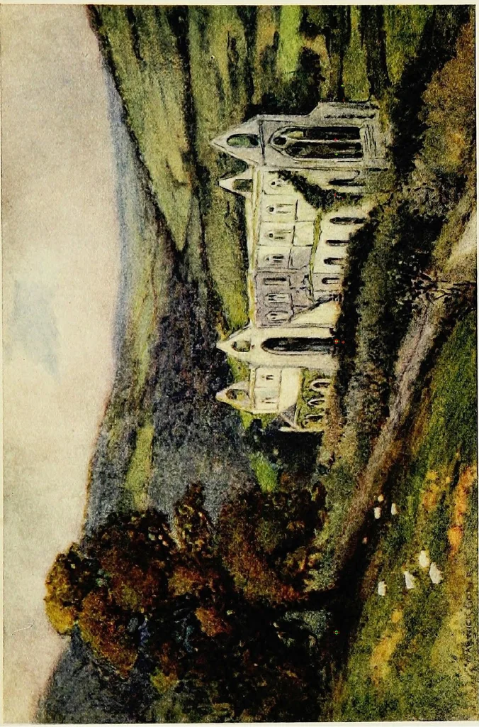 An illustration from The greater abbeys of England, 1908, leaf 302