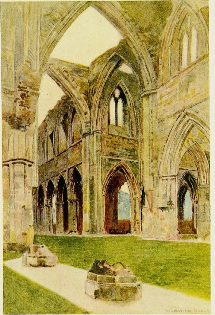An illustration from The greater abbeys of England, 1908, leaf 308