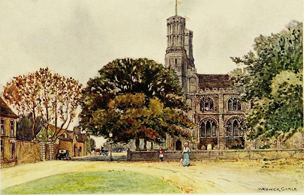 An illustration from The greater abbeys of England, 1908, leaf 322