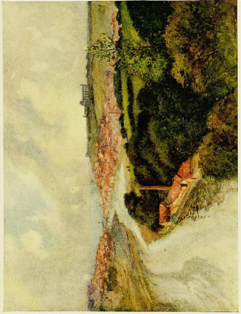 An illustration from The greater abbeys of England, 1908, leaf 330