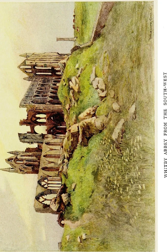 An illustration from The greater abbeys of England, 1908, leaf 336