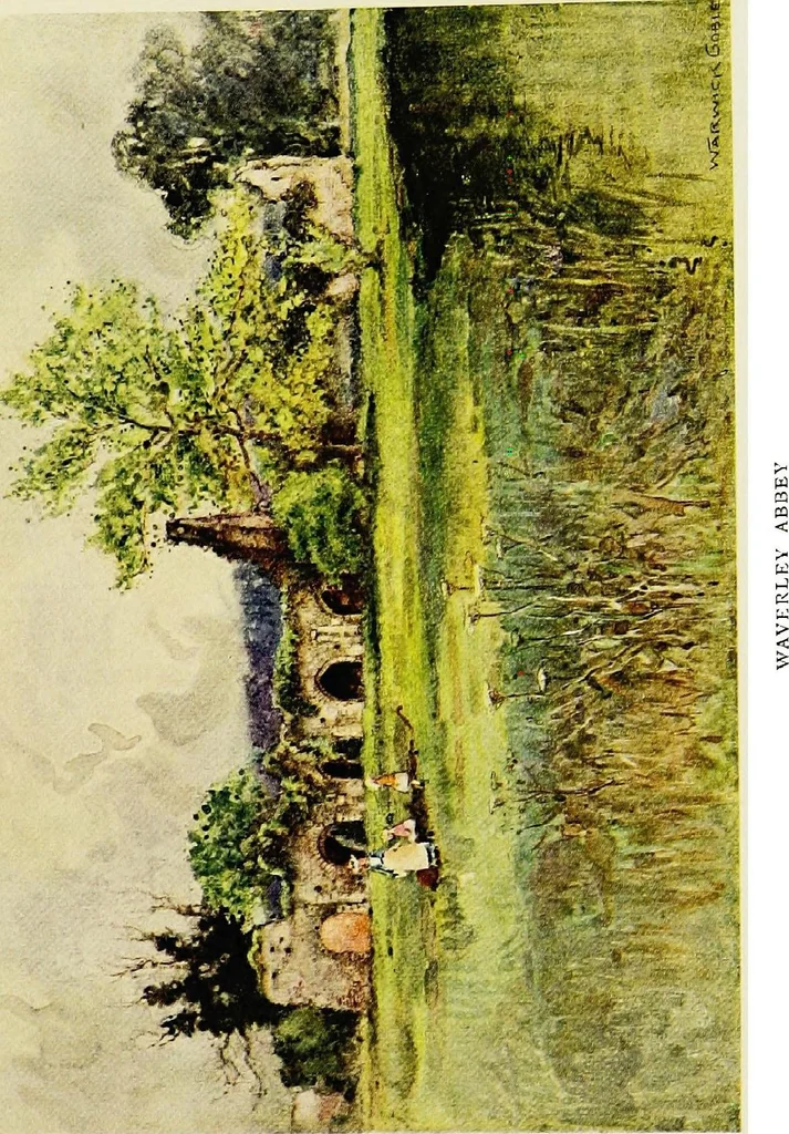 An illustration from The greater abbeys of England, 1908, leaf 364